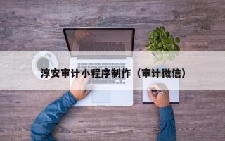 汶上淳安审计小程序制作（审计微信）