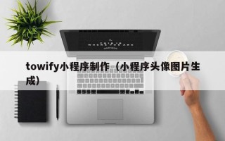 汶上towify小程序制作（小程序头像图片生成）